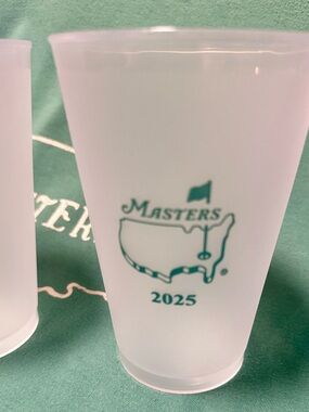 Masters 2025 plastic cups